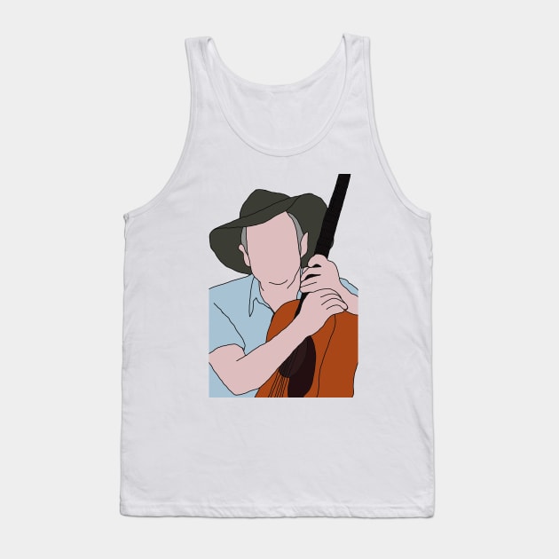 Slim Dusty with Guitar Tank Top by StylishTayla